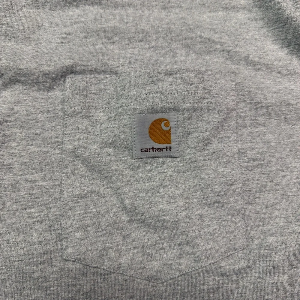 Carhartt‎ Men’s Gray Loose Fit Pocket Logo T-Shirt Size 2XL Tall